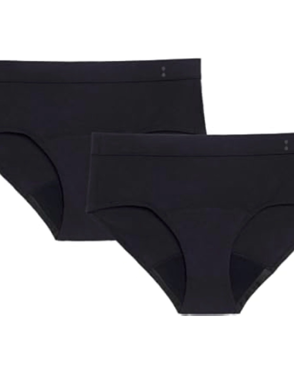 Thinx for all womens Black (3) pairs leakproof period underwear size large